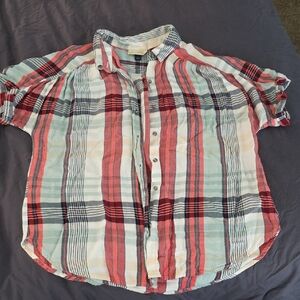 Universal Thread Multicolor Plaid Shirt